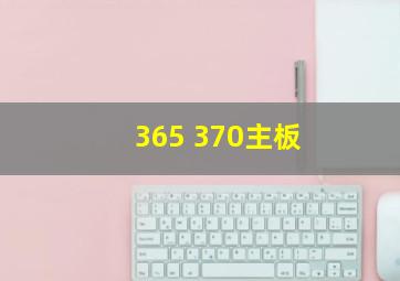 365 370主板